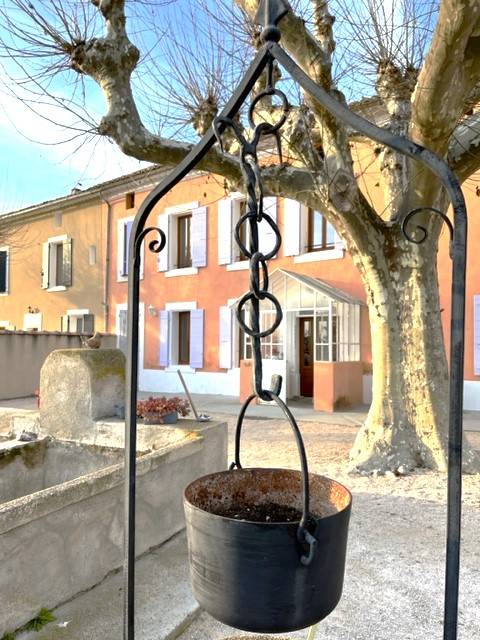Réalisation de volets CTBX en bois exotique pour une villa de Rasteau (84)
