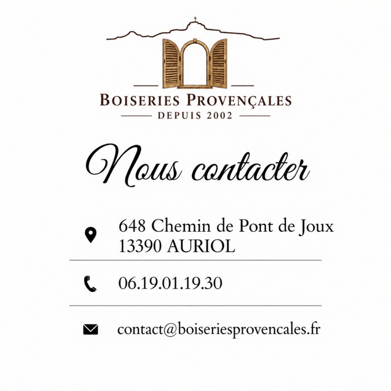 Besoin de conseils ? Besoin de devis  en volets bois ?