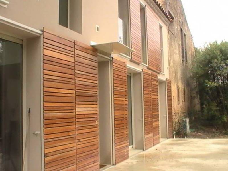 Voir nos volets sur Pinterest Volet-bois.com à AURIOL